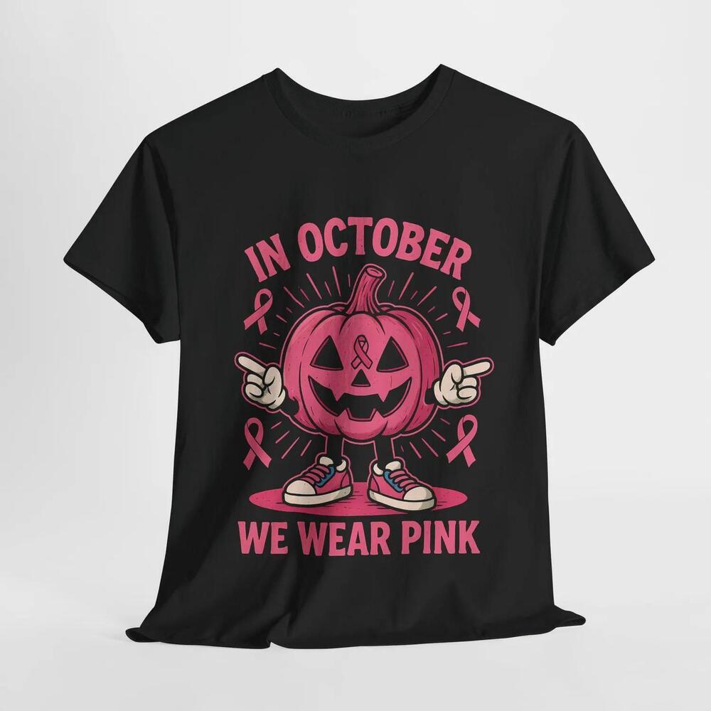 October Awareness Shirt Pumpkin Halloween Tee
